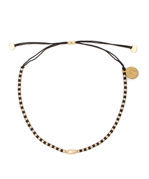 bpr BEAMS Women's（ビーピーアール　ビームス）の「NIKKI-B / GFdetail ブレスレット（ブレスレット・レディース・ホワイト/ブラック・ONE SIZE）」の8枚目の写真