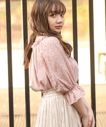 apres jour | 袖コットンレースブラウス【ZOZOTOWN限定アイテム】(シャツ/ブラウス)