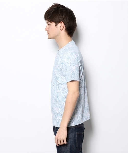 MEN'S BIGI（メンズビギ）の「【スマート5月号P48 山本裕典さん着用】 トロピカルプリントTシャツ（Tシャツ/カットソー・メンズ・ネイビー/グリーン・LARGE/SMALL/MEDIUM/LL）」の3枚目の写真