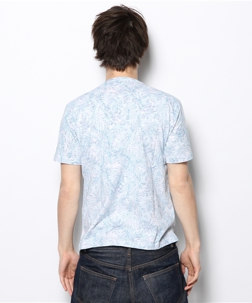 MEN'S BIGI（メンズビギ）の「【スマート5月号P48 山本裕典さん着用】 トロピカルプリントTシャツ（Tシャツ/カットソー・メンズ・ネイビー/グリーン・LARGE/SMALL/MEDIUM/LL）」の9枚目の写真