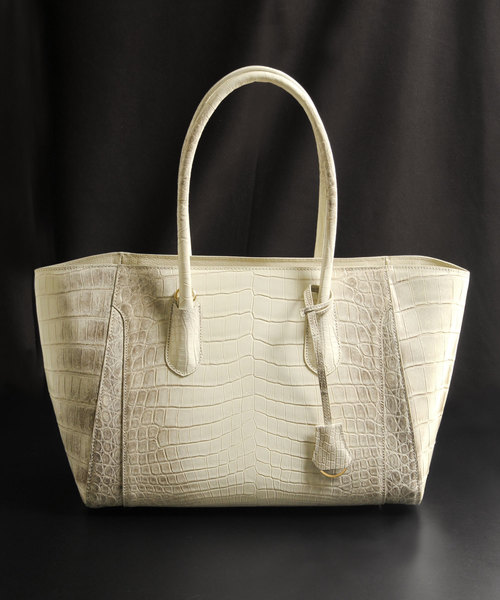 バッグ ハンドバッグ Sankyo Sankyo バッグ Shokai サンキョウショウカイ のファッション ハンドバッグ ヒマラヤクロコダイル レザーハンド