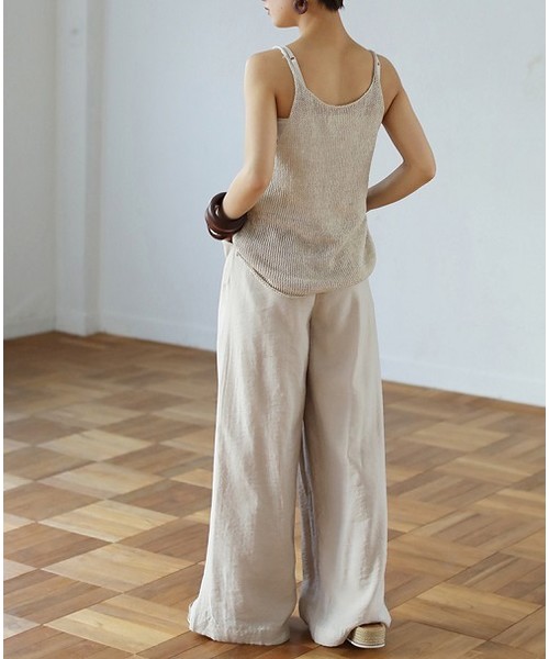 TODAYFUL(トゥデイフル)の「ウエストタックパンツ(その他パンツ・レディース・キャメル/キナリ・36inch/38inch)」の6枚目の写真
