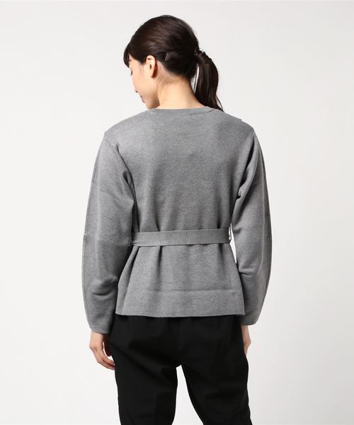 LADYMADE(レディメイド)の「カシミア混ショルダーベルトニットプルオーバー(ニット/セーター・レディース・ベージュ/グレー/パープル系その他・FREE)」の5枚目の写真