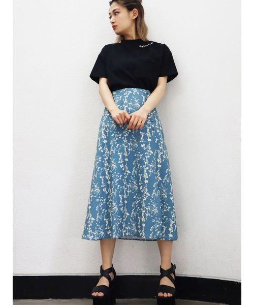 EMODA(エモダ)の「【EMODA×佐藤晴美】リラックスヘムフレアスカート(スカート・レディース・グレー/ブラック/その他・SMALL/MEDIUM)」の5枚目の写真