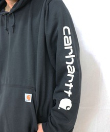 Carhartt(J[n[g)carhartt^SLEEVE LOGO HOODED(p[J[)