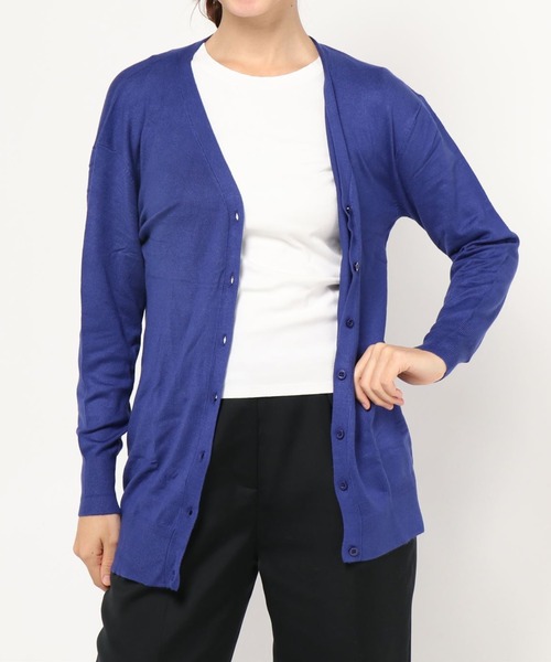 シルクタッチカーディガン ロング丈 カーディガン ボレロ Pierrot ピエロ のファッション通販 Zozotown