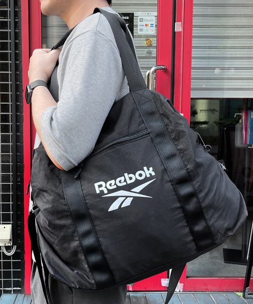 Reebok（リーボック）の「【Reebok/リ－ボック】ナイロンショルダーバッグ トートバッグ ポケット付き 2WAYバッグ（トートバッグ・メンズ・ホワイト/ブラック/ネイビー/カーキ/グレー/ブラック系その他・FREE）」の8枚目の写真