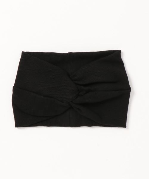 チャイハネ（チャイハネ）の「【チャイハネ】ツイストワイドヘアバンド（ヘアバンド・レディース・ブラック/ブラウン/ターコイズブルー/オレンジ・FREE）」の2枚目の写真