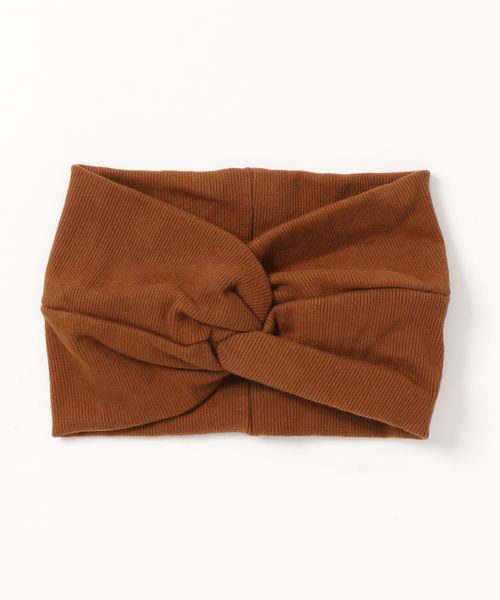 チャイハネ（チャイハネ）の「【チャイハネ】ツイストワイドヘアバンド（ヘアバンド・レディース・ブラック/ブラウン/ターコイズブルー/オレンジ・FREE）」の6枚目の写真