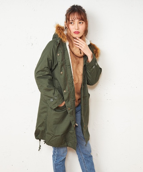 Roomy S ルーミーズ の ミリタリーモッズコート ライナーあり モッズコート Wear Roomy S ルーミーズ の ミリタリーモッズコート ライナーあり モッズコート Wear