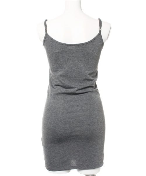 goa（ゴア）の「ﾍﾞｰｼｯｸﾛﾝｸﾞｷｬﾐｿｰﾙ（キャミソール・レディース・アイボリー/グレー/チャコールグレー/ブラウン/ベージュ・FREE）」の7枚目の写真