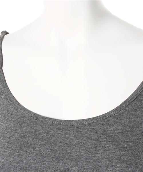 goa（ゴア）の「ﾍﾞｰｼｯｸﾛﾝｸﾞｷｬﾐｿｰﾙ（キャミソール・レディース・アイボリー/グレー/チャコールグレー/ブラウン/ベージュ・FREE）」の8枚目の写真