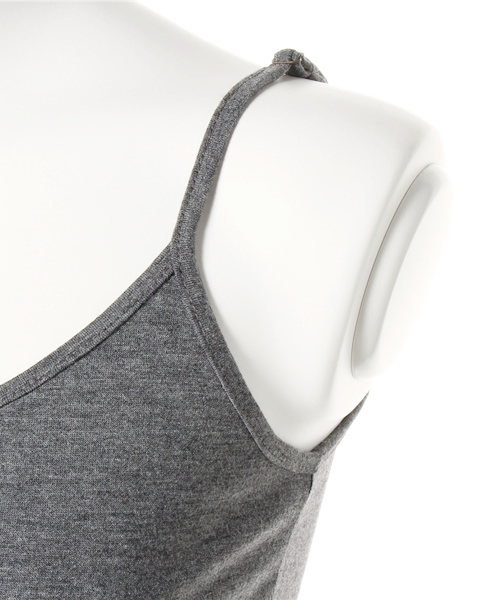 goa（ゴア）の「ﾍﾞｰｼｯｸﾛﾝｸﾞｷｬﾐｿｰﾙ（キャミソール・レディース・アイボリー/グレー/チャコールグレー/ブラウン/ベージュ・FREE）」の9枚目の写真