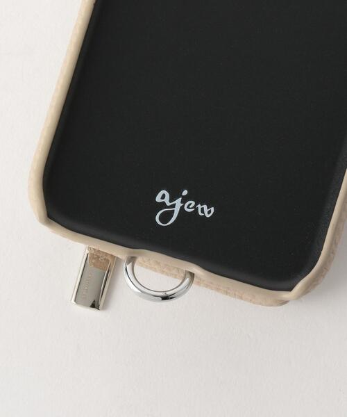 ＜AJEW＞CADENAS ジップ ストラップ iPhone XR/11ケース