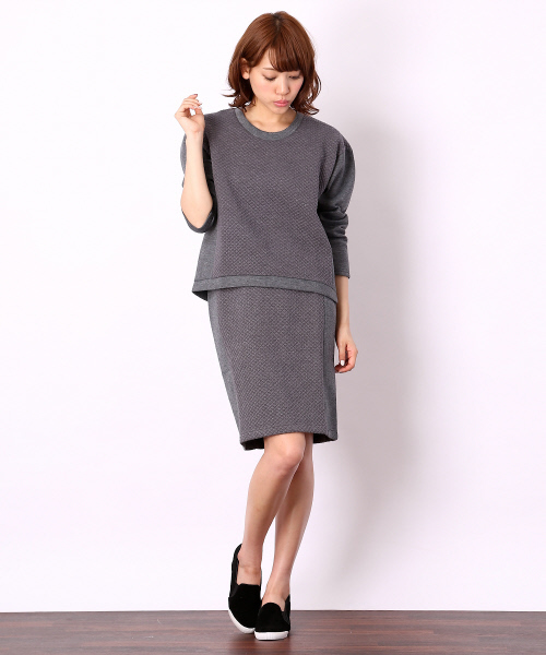 MYSELF ABAHOUSE（マイセルフアバハウス）の「ｷﾙﾃｨﾝｸﾞSK（スカート・レディース・オフホワイト/グレー/ブラック・FREE）」の10枚目の写真