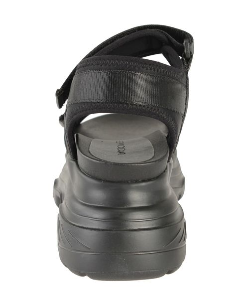 EMODA（エモダ）の「ハイバルキースニーカーサンダル（サンダル・レディース・ホワイト/ブラック・SMALL/MEDIUM/LARGE）」の3枚目の写真