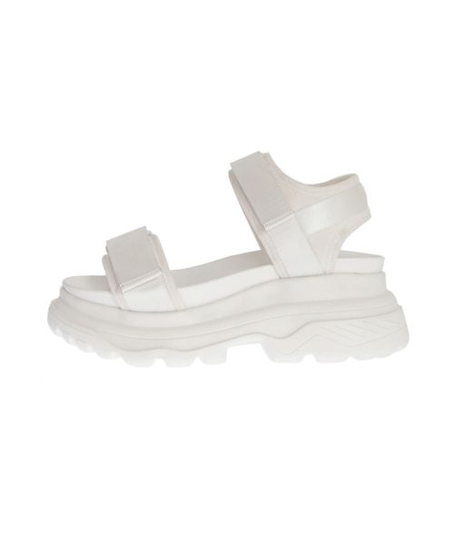 EMODA（エモダ）の「ハイバルキースニーカーサンダル（サンダル・レディース・ホワイト/ブラック・SMALL/MEDIUM/LARGE）」の12枚目の写真