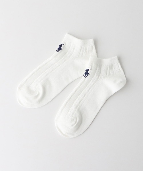 POLO RALPH LAUREN レディース オーガニックコットン混 ワンポイント