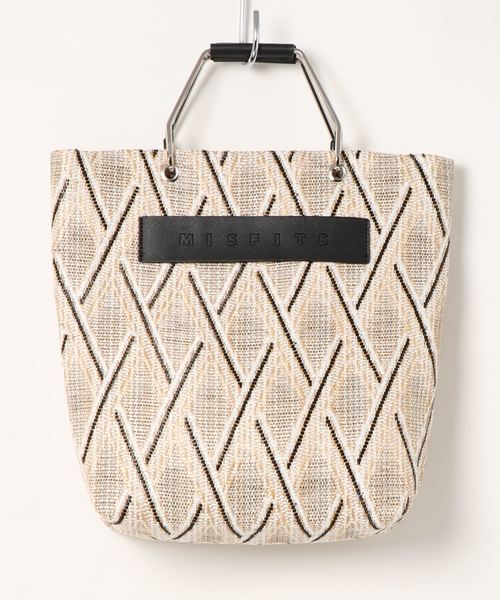 natural couture(ナチュラルクチュール)の「マルチカラートート(トートバッグ・レディース・ブラック/マルチ/ベージュ系その他・FREE)」の3枚目の写真