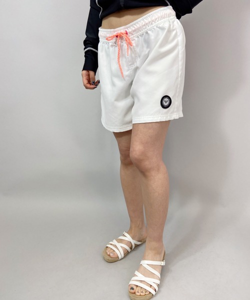 ROXY（ロキシー）の「ROXY/ロキシー  水陸両用 無地トランクス  RBS205042（水着・レディース・ブラック/ホワイト/ネイビー・S/M/L）」の2枚目の写真