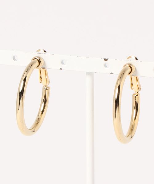 LAPUIS（ラピュイ）の「【Authentic Japan Made】Lapuis（ラピュイ）HASAMIパーツイヤリング（イヤリング・レディース・グレー/オフホワイト/ベージュ・FREE）」の11枚目の写真