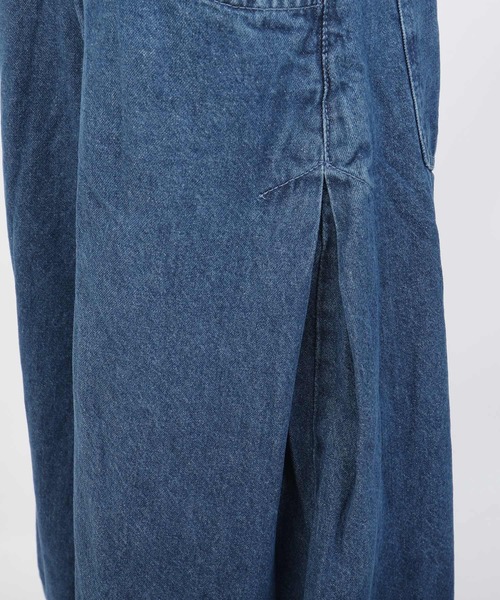 Fashion Letter（ファッションレター）の「ロング丈デニムバギーパンツ（デニムパンツ・レディース・ネイビー/ブルー・M/L）」の18枚目の写真