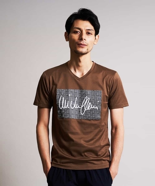 MICHEL KLEIN HOMME (ミッシェルクランオム)の「カットソー(アルディ)(Tシャツ/カットソー・メンズ・ホワイト/ベージュ/ブラウン・MEDIUM/LARGE/X-LARGE)」の2枚目の写真