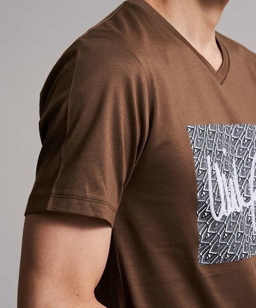 MICHEL KLEIN HOMME (ミッシェルクランオム)の「カットソー(アルディ)(Tシャツ/カットソー・メンズ・ホワイト/ベージュ/ブラウン・MEDIUM/LARGE/X-LARGE)」の10枚目の写真