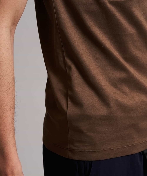 MICHEL KLEIN HOMME (ミッシェルクランオム)の「カットソー(アルディ)(Tシャツ/カットソー・メンズ・ホワイト/ベージュ/ブラウン・MEDIUM/LARGE/X-LARGE)」の12枚目の写真