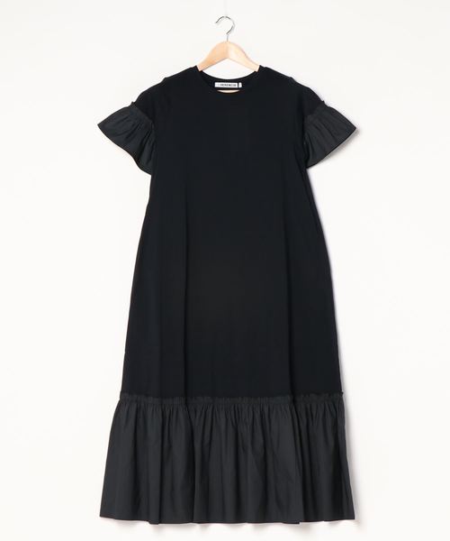 【WEB限定】異素材ドッキングカットワンピース