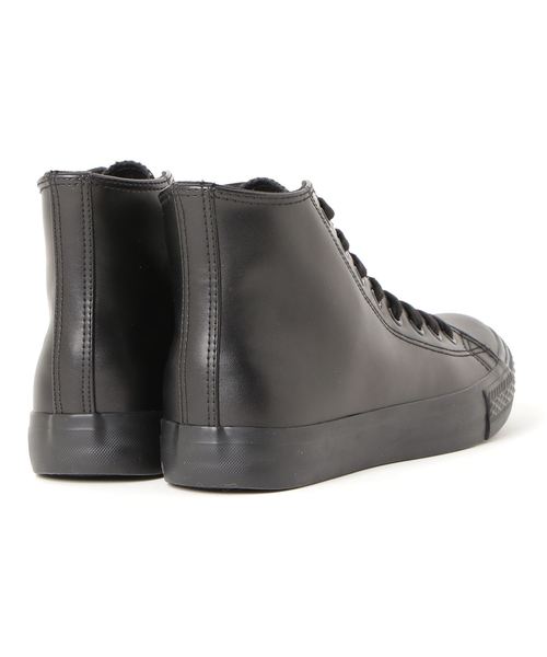 WEGO(ウィゴー)の「WEGO/フェイクレザーハイカットスニーカー(スニーカー・メンズ・ブラック・MEDIUM/LARGE/SMALL)」の3枚目の写真