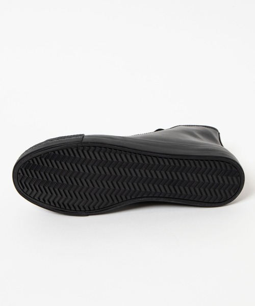 WEGO(ウィゴー)の「WEGO/フェイクレザーハイカットスニーカー(スニーカー・メンズ・ブラック・MEDIUM/LARGE/SMALL)」の9枚目の写真