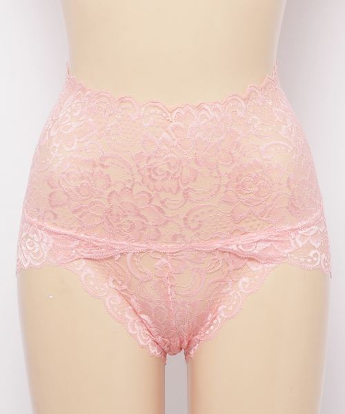 セール】総レースウエスト丈深めショーツ（ショーツ）｜Lace