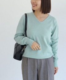 Pierrot（ピエロ）の「ネックが選べるプレミアムカシミヤタッチニット（ニット/セーター）」