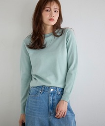 Pierrot（ピエロ）の「ネックが選べるプレミアムカシミヤタッチニット（ニット/セーター）」