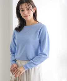 ネックが選べるプレミアムカシミヤタッチニット