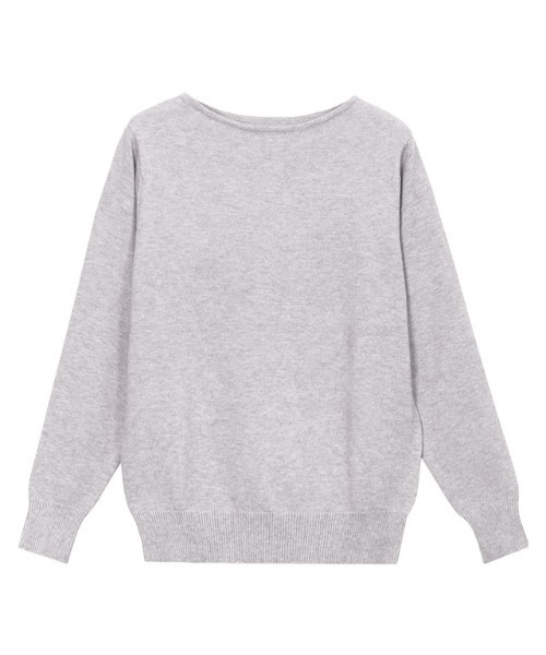 Pierrot(ピエロ)の「ネックが選べるプレミアムカシミヤタッチニット(ニット/セーター・レディース・ブラック/ベージュ/ブラウン/イエロー/オレンジ/ブルー/アイボリー/オートミール/ホワイト系その他/ブラック系その他/ブラウン系その他/ベージュ系その他/ブルー系その他/イエロー系その他/ピンク系その他/オレンジ系その他/ライトピンク/グレイッシュベージュ/ベージュ系その他2/ベージュ系その他3/ラベンダー/パープル系その他/ピンク系その他2/グレー系その他/ブルー系その他2/グリーン系その他2/ピンク/ライトグレー/ブルー系その他3/グリーン系その他/ブルー系その他5/ブルー系その他4/ミント/グリーン系その他3/レンガ/ブルー系その他6/ロイヤルブルー/ピンク系その他4/レッド系その他/ピンク系その他3/グリーン系その他4/ピンク系その他6/グリーン系その他5/ベージュ系その他4/ピンク系その他5/ネイビー/インディゴブルー/ブラウン系その他3/ブラウン系その他2/ブルー系その他7/ネイビー系/ブルー系/ライトブルー/チャコール/ブルー系1/グレー系その他2/ブルー系2/ピンク系2/ピンク系1/グリーン系/ピンク系4/ピンク系3/モカ/ブラウン系/グリーン系1/ベージュ系その他5/ベージュ系その他6・S/M/L/3L/LL)」の7枚目の写真