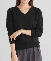 Pierrot（ピエロ）の「ネックが選べるプレミアムカシミヤタッチニット（ニット/セーター）」