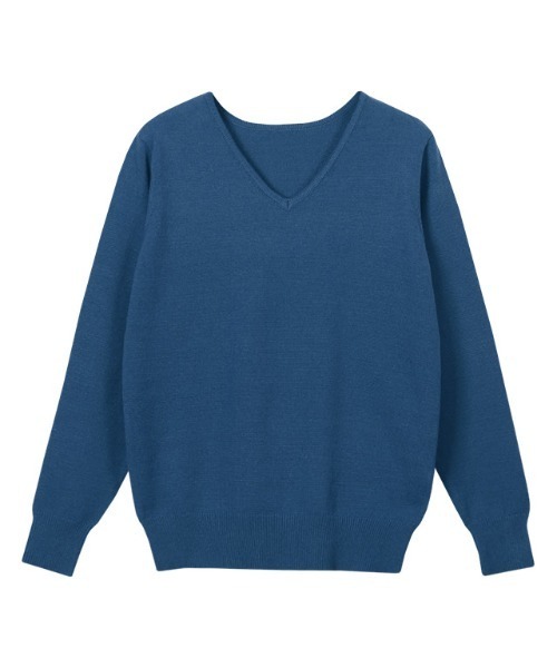 ネックが選べるプレミアムカシミヤタッチニット（ニット/セーター