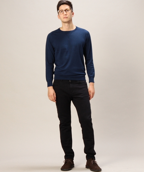 BEAUTY&YOUTH UNITED ARROWS（ビューティーアンドユースユナイテッドアローズ）の「BY コットン カシミヤ ニット ◆（ニット/セーター・メンズ・ホワイト/グレー/ロイヤルブルー・X-LARGE/LARGE/SMALL/MEDIUM）」の13枚目の写真