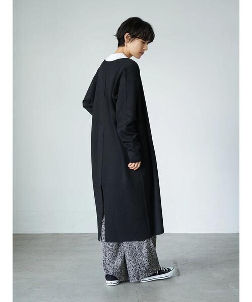 AMERICAN HOLIC（アメリカンホリック）の「フロントボタンロングカーディガン（カーディガン/ボレロ・レディース・ブラック/グレイッシュベージュ/DK.Gray・FREE）」の12枚目の写真