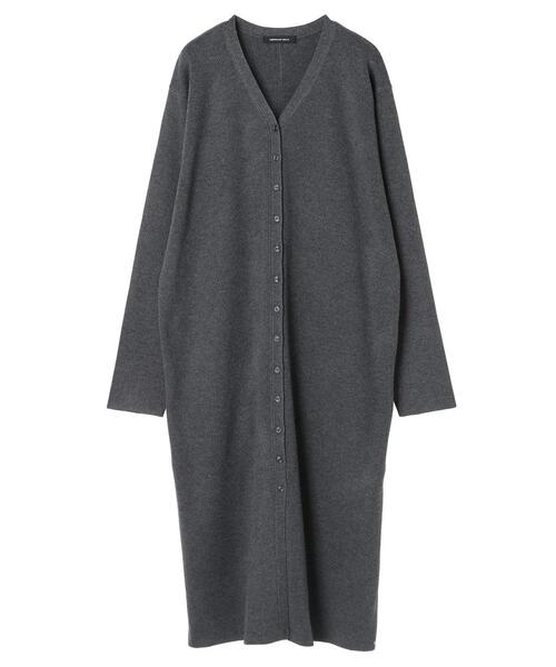 AMERICAN HOLIC（アメリカンホリック）の「フロントボタンロングカーディガン（カーディガン/ボレロ・レディース・ブラック/グレイッシュベージュ/DK.Gray・FREE）」の21枚目の写真