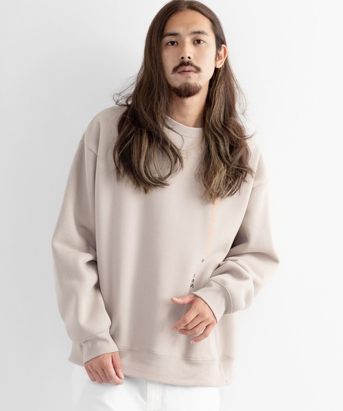 Mark Gonzales(マーク・ゴンザレス)の「Mark Gonzales 別注 ビッグシルエット バックプリント 裏起毛 クルーネックスウェットトレーナー(スウェット・メンズ・ブラック/ベージュ/ブラウン/グレー/オフホワイト/グリーン/ブルー/ベージュ系その他/ブラック系その他/ブラウン系その他/グリーン系その他/グレー系その他/ホワイト系その他/ブルー系その他/ベージュ系その他2/ブラック系その他2/ブラウン系その他2/グリーン系その他2/グレー系その他2/ホワイト系その他2/ブルー系その他2・M/L/XL)」の15枚目の写真