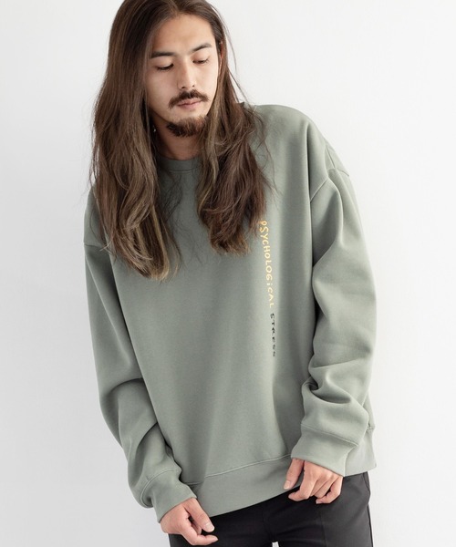 Mark Gonzales(マーク・ゴンザレス)の「Mark Gonzales 別注 ビッグシルエット バックプリント 裏起毛 クルーネックスウェットトレーナー(スウェット・メンズ・ブラック/ベージュ/ブラウン/グレー/オフホワイト/グリーン/ブルー/ベージュ系その他/ブラック系その他/ブラウン系その他/グリーン系その他/グレー系その他/ホワイト系その他/ブルー系その他/ベージュ系その他2/ブラック系その他2/ブラウン系その他2/グリーン系その他2/グレー系その他2/ホワイト系その他2/ブルー系その他2・M/L/XL)」の17枚目の写真