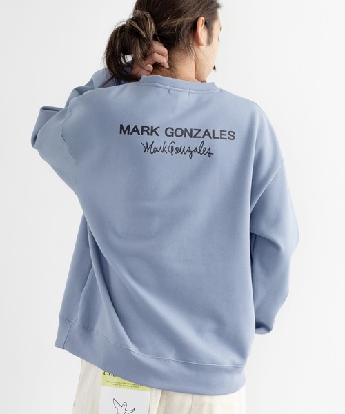 Mark Gonzales(マーク・ゴンザレス)の「Mark Gonzales 別注 ビッグシルエット バックプリント 裏起毛 クルーネックスウェットトレーナー(スウェット・メンズ・ブラック/ベージュ/ブラウン/グレー/オフホワイト/グリーン/ブルー/ベージュ系その他/ブラック系その他/ブラウン系その他/グリーン系その他/グレー系その他/ホワイト系その他/ブルー系その他/ベージュ系その他2/ブラック系その他2/ブラウン系その他2/グリーン系その他2/グレー系その他2/ホワイト系その他2/ブルー系その他2・M/L/XL)」の20枚目の写真