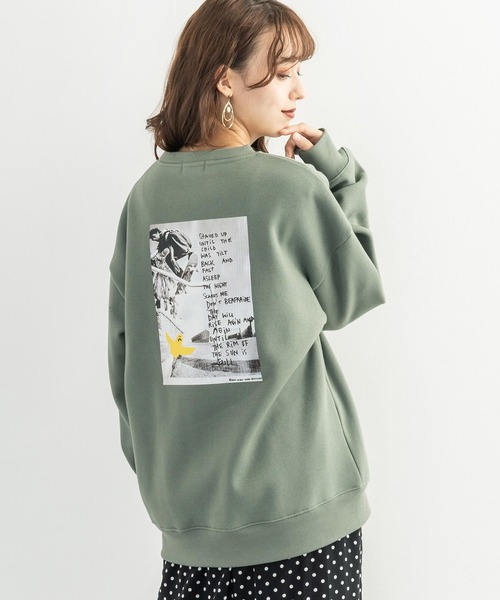 Mark Gonzales(マーク・ゴンザレス)の「Mark Gonzales 別注 ビッグシルエット バックプリント 裏起毛 クルーネックスウェットトレーナー(スウェット・メンズ・ブラック/ベージュ/ブラウン/グレー/オフホワイト/グリーン/ブルー/ベージュ系その他/ブラック系その他/ブラウン系その他/グリーン系その他/グレー系その他/ホワイト系その他/ブルー系その他/ベージュ系その他2/ブラック系その他2/ブラウン系その他2/グリーン系その他2/グレー系その他2/ホワイト系その他2/ブルー系その他2・M/L/XL)」の16枚目の写真
