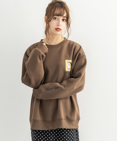 Mark Gonzales(マーク・ゴンザレス)の「Mark Gonzales 別注 ビッグシルエット バックプリント 裏起毛 クルーネックスウェットトレーナー(スウェット・メンズ・ブラック/ベージュ/ブラウン/グレー/オフホワイト/グリーン/ブルー/ベージュ系その他/ブラック系その他/ブラウン系その他/グリーン系その他/グレー系その他/ホワイト系その他/ブルー系その他/ベージュ系その他2/ブラック系その他2/ブラウン系その他2/グリーン系その他2/グレー系その他2/ホワイト系その他2/ブルー系その他2・M/L/XL)」の13枚目の写真