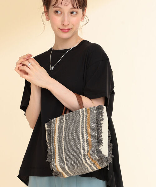 Lilas Campbell Ray Beams 別注 フリンジ トートバッグ トートバッグ Ray Beams レイビームス のファッション通販 Zozotown