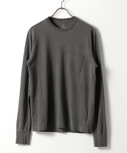 SAVE KHAKI UNITED(セーブカーキユナイテッド)の「SAVE KHAKI UNITED L/S POCKET TEE(Tシャツ/カットソー・メンズ・ホワイト/ブラック/クリアブルー/アーミー・SMALL/MEDIUM/X-SMALL)」の3枚目の写真