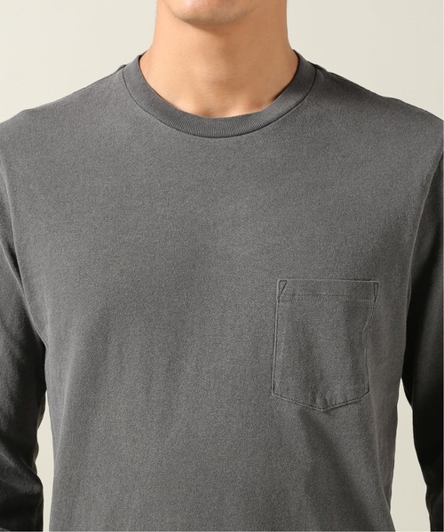 SAVE KHAKI UNITED(セーブカーキユナイテッド)の「SAVE KHAKI UNITED L/S POCKET TEE(Tシャツ/カットソー・メンズ・ホワイト/ブラック/クリアブルー/アーミー・SMALL/MEDIUM/X-SMALL)」の10枚目の写真